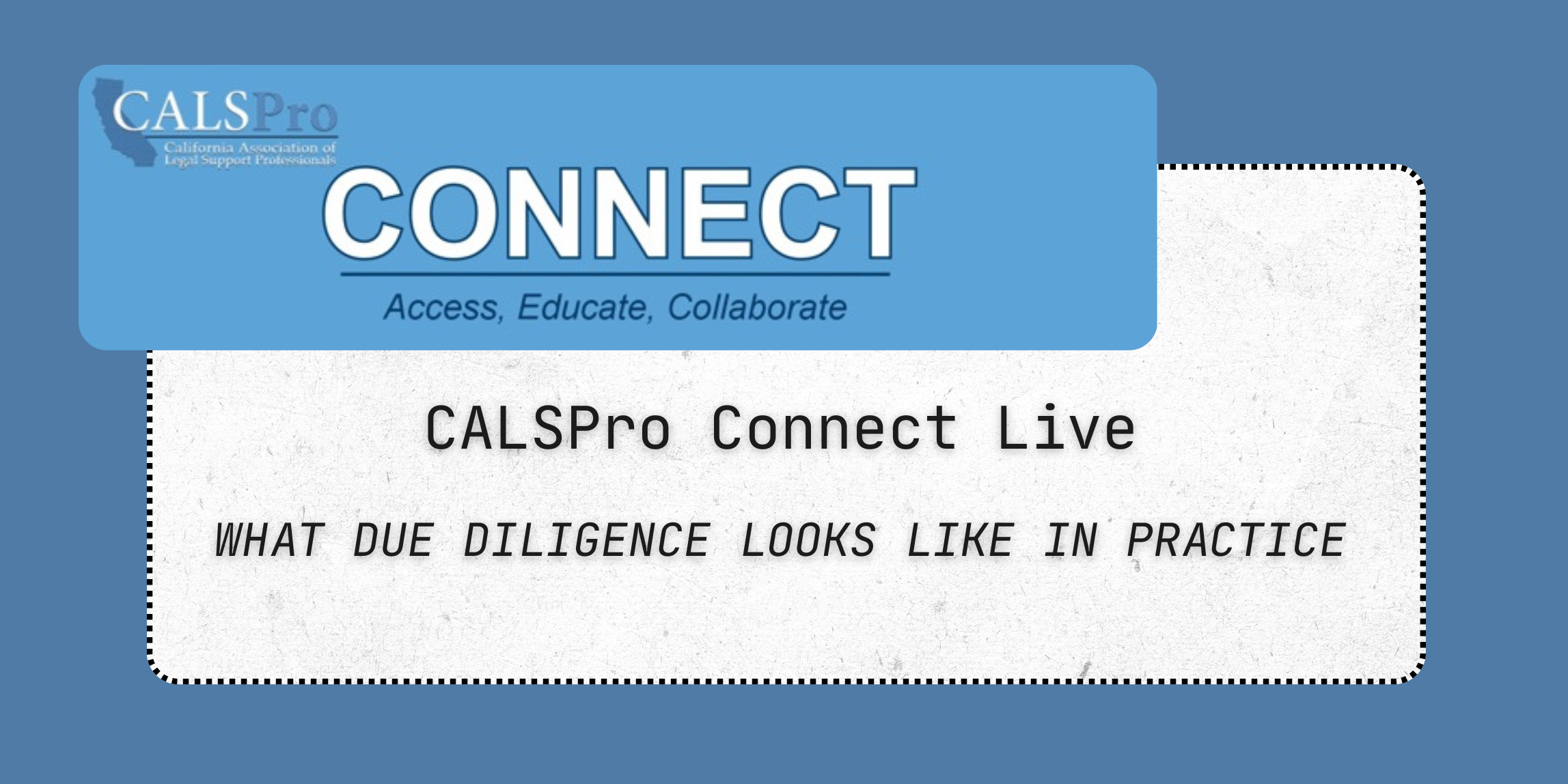 CALSPro Connect